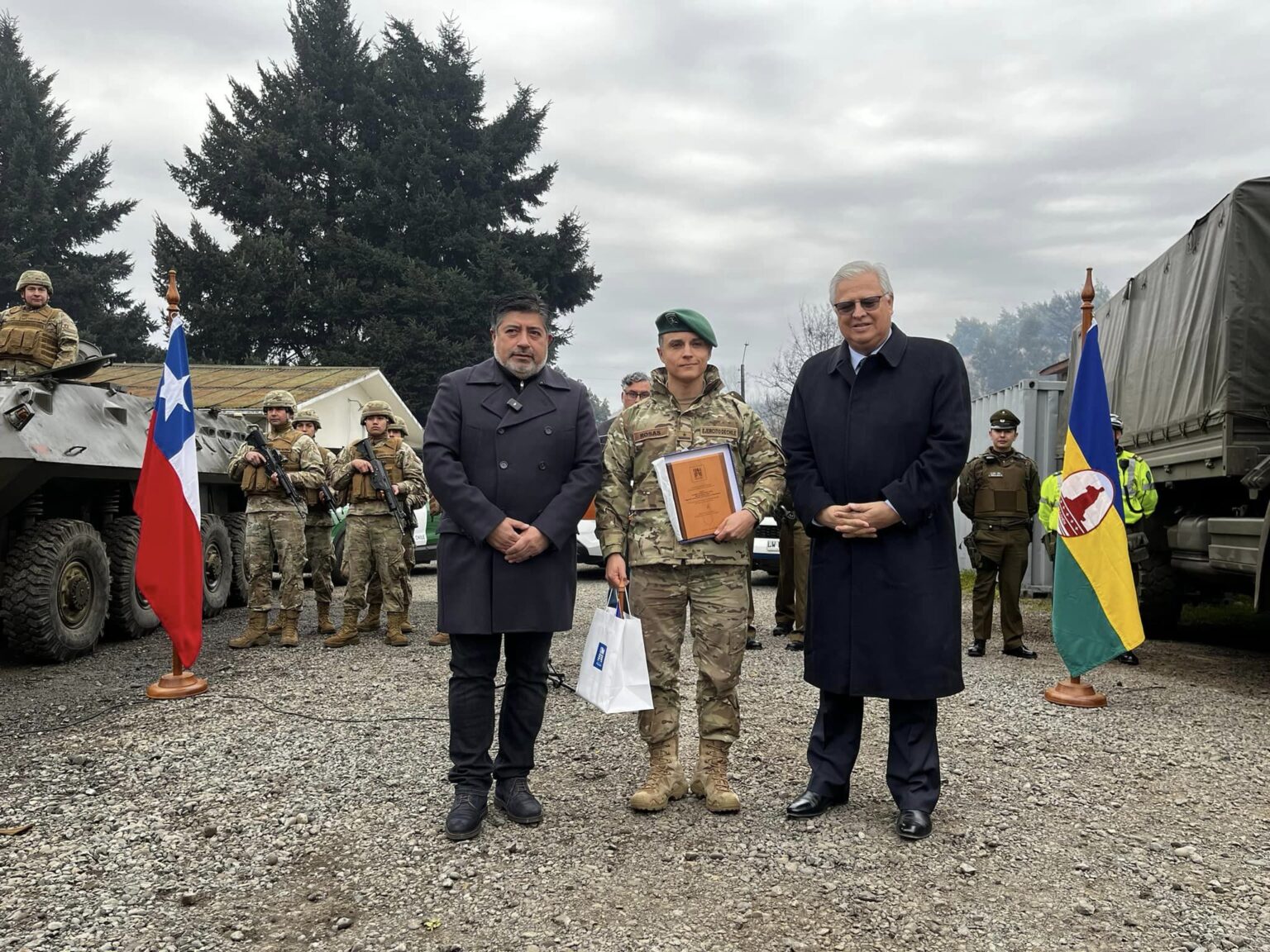 Reconocimiento a las Fuerzas Armadas de Orden y Seguridad en Mulchén ...