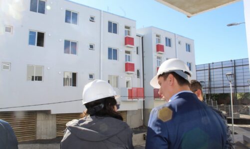 Un 98% de avance lleva el primer proyecto habitacional en altura de San Rosendo